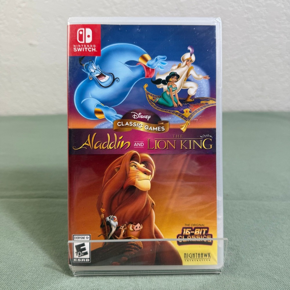 Disney Classic Games Aladdin and The Lion King Nintendo Switch New Sealed